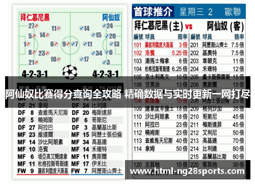 阿仙奴比赛得分查询全攻略 精确数据与实时更新一网打尽
